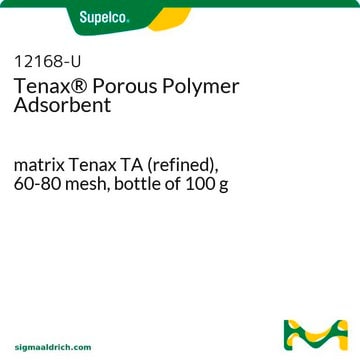 Adsorbente polimerico poroso Tenax&#174; matrix Tenax TA (refined), 60-80&#160;mesh, bottle of 100&#160;g