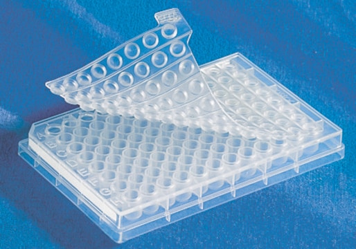 Corning&#174; 96 well Polypropylene Deep Well Plate V-bottom clear, polypropylene, bag of 5 ×, non-sterile, lid: no