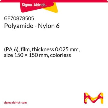 Polyamide - Nylon 6 (PA 6), film, thickness 0.025&#160;mm, size 150 × 150&#160;mm, colorless