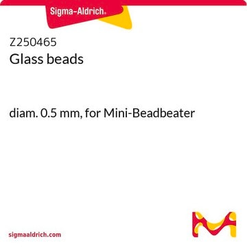 Glas-Beads diam. 0.5&#160;mm, for Mini-Beadbeater