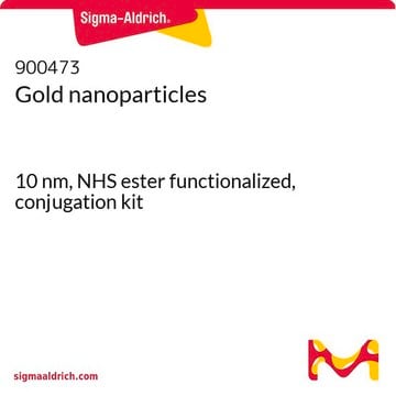 Gold nanoparticles 10&#160;nm, NHS ester functionalized, conjugation kit