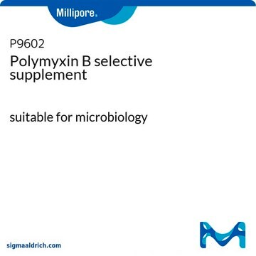 Selektives Polymyxin-B-Supplement for bacteria, sterile, suitable for microbiology