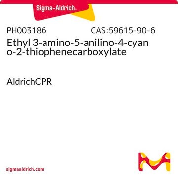 Ethyl 3-amino-5-anilino-4-cyano-2-thiophenecarboxylate AldrichCPR