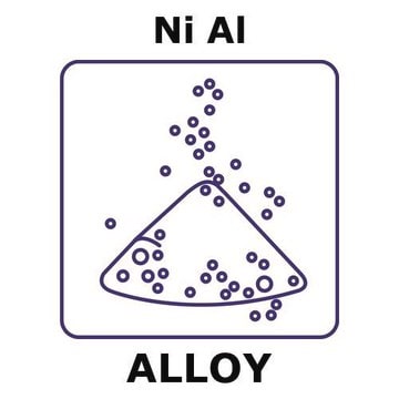 Nickel aluminide powder, max. particle size 150 micron, weight 50&#160;g, 45&#160;&#956;m mean particle size