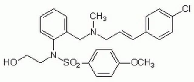 KN-93 A cell-permeable, reversible and competitive inhibitor of rat brain CaM kinase II (Ki = 370 nM).