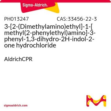 3-[2-(Dimethylamino)ethyl]-1-[methyl(2-phenylethyl)amino]-3-phenyl-1,3-dihydro-2H-indol-2-one hydrochloride AldrichCPR