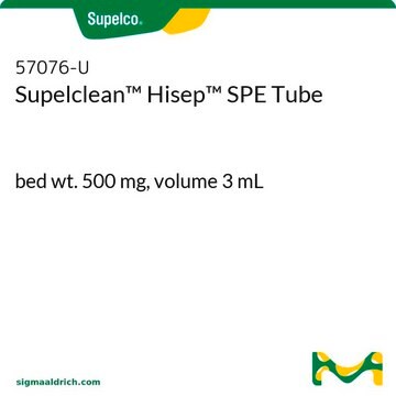 Supelclean&#8482; Hisep SPE Tube bed wt. 500&#160;mg, volume 3&#160;mL