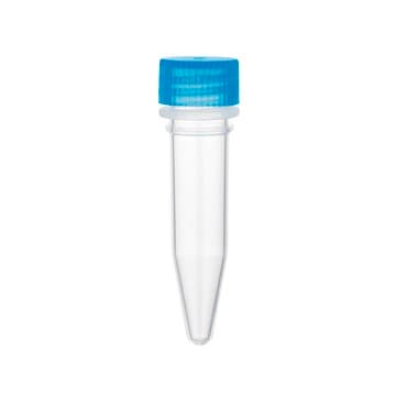 MTC&#8482; Bio ClearSeal&#8482; Screw Cap Microtubes capacity 0.5&#160;mL, sterile, cap, natural, conical bottom, pack of 1000&#160;ea (20 x bags 50 ea)