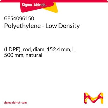 Polyethylene - Low Density (LDPE), rod, diam. 152.4&#160;mm, L 500&#160;mm, natural