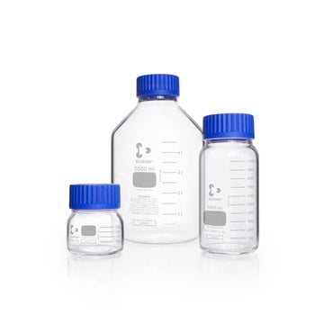 DURAN&#174; wide mouth laboratory bottle with cap, round glass bottle, bottle capacity (3,500&#160;mL), non-sterile