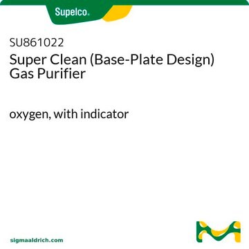 Super Clean (Base-Plate Design) Gas Purifier oxygen, with indicator