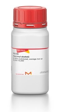 ポリビニルアルコール 87-90% hydrolyzed, average mol wt 30,000-70,000