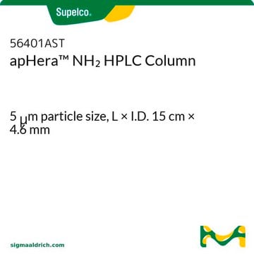 Columna para HPLC apHera&#8482; NH2 5&#160;&#956;m particle size, L × I.D. 15&#160;cm × 4.6&#160;mm