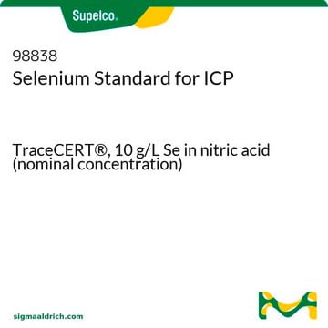 Selenium Standard for ICP TraceCERT&#174;, 10&#160;g/L Se in nitric acid (nominal concentration)