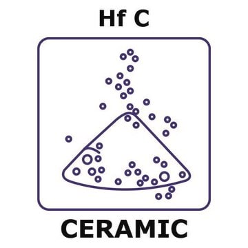 Hafnium carbide powder, max. particle size 45 micron, weight 50&#160;g, purity 99%