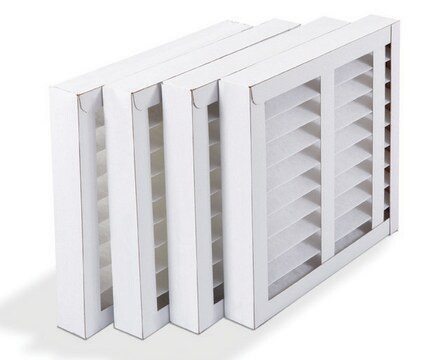 Pleated final filter for Aldrich&#174; compact ductless air cleaning system, 60% efficiency pkg of 4&#160;ea