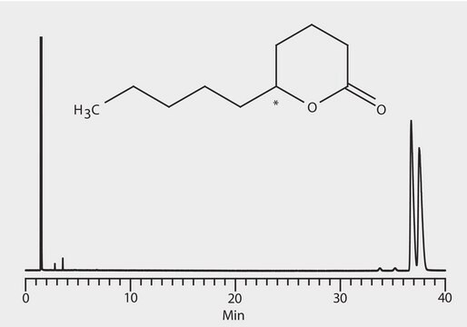 GC Analysis of &#948;-Decanolactone Enantiomers on Astec&#174; CHIRALDEX&#8482; G-TA suitable for GC