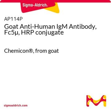 Anticorps de chèvre anti-IgM humaine, Fc5µ, conjugué à de l'HRP Chemicon&#174;, from goat