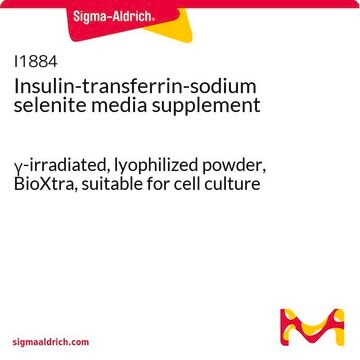 Supplemento per terreni insulina-transferrina-selenito di sodio &#947;-irradiated, lyophilized powder, BioXtra, suitable for cell culture