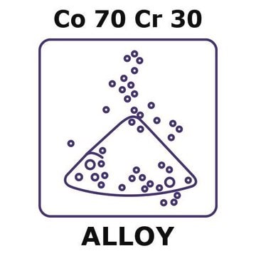 Cobalt/Chromium powder, 45 max. part. size (micron), Co70%/Cr30%, weight 200&#160;g, condition atomized