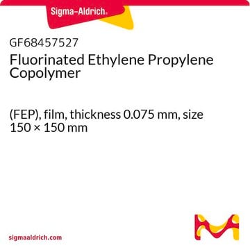 Fluorinated Ethylene Propylene Copolymer (FEP), film, thickness 0.075&#160;mm, size 150 × 150&#160;mm