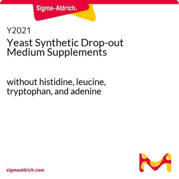 Synthetische Hefe-Dropout-Mediumzusätze without histidine, leucine, tryptophan, and adenine