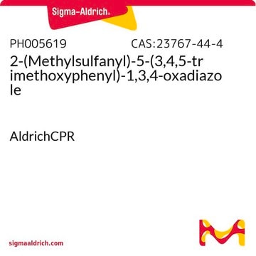 2-(Methylsulfanyl)-5-(3,4,5-trimethoxyphenyl)-1,3,4-oxadiazole AldrichCPR