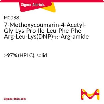 7-Methoxycoumarin-4-Acetyl-Gly-Lys-Pro-Ile-Leu-Phe-Phe-Arg-Leu-Lys(DNP)-D-Arg-amide &gt;97% (HPLC), solid