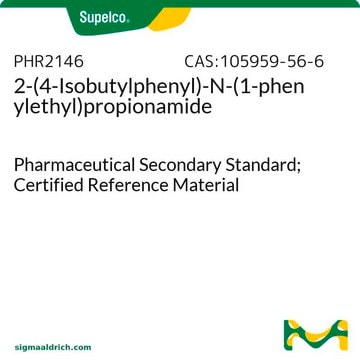 2-(4-Isobutylphenyl)-N-(1-phenylethyl)propionamide Pharmaceutical Secondary Standard; Certified Reference Material