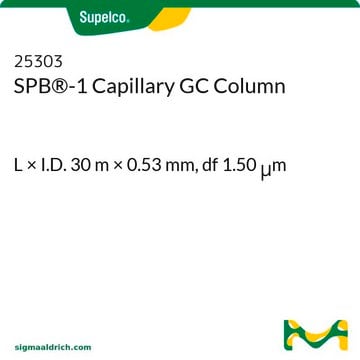 SPB&#174;-1气相毛细管色谱柱 L × I.D. 30&#160;m × 0.53&#160;mm, df 1.50&#160;&#956;m