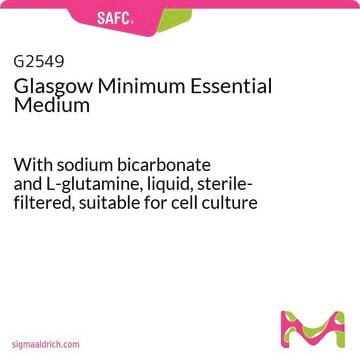 Glasgow Minimum Essential Medium With sodium bicarbonate and&nbsp;L-glutamine, liquid, sterile-filtered, suitable for cell culture