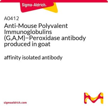 Anti-inmunoglobulinas polivalentes de ratón (G,A,M)&#8722;Peroxidasa antibody produced in goat affinity isolated antibody