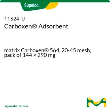 Carboxen&#174; Adsorptionsmittel matrix Carboxen&#174; 564, 20-45&#160;mesh, pack of 144 × 290&#160;mg