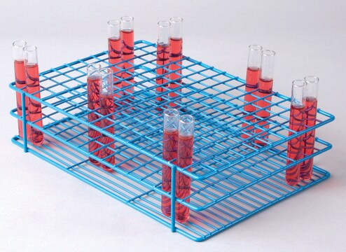 Scienceware&#174; POXYGRID&#174; test-tube rack Holds 150 x 10-13 mm tubes, blue