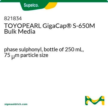 TOYOPEARL GigaCap&#174; S-650M Bulk Media phase sulphonyl, bottle of 250&#160;mL, 75&#160;&#956;m particle size