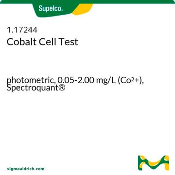 Cobalt-Küvettentest photometric, 0.05-2.00&#160;mg/L (Co2+), Spectroquant&#174;