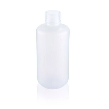 Wheaton&#174; Leak Resistant Bottle capacity 1000&#160;mL, high-density polyethylene bottle, natural bottle, narrow-mouth bottle, bottle diam. × H 91&#160;mm × 210&#160;mm, 38-430