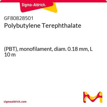 Polybutylene Terephthalate (PBT), monofilament, diam. 0.18&#160;mm, L 10&#160;m