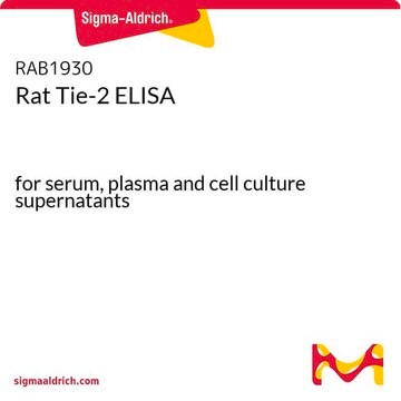 Rat Tie-2 ELISA for serum, plasma and cell culture supernatants