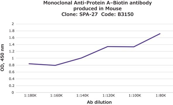 モノクロナール抗タンパク質A clone SPA-27, purified immunoglobulin, buffered aqueous solution