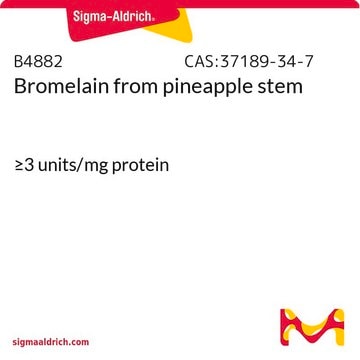 Bromélaïne from pineapple stem &#8805;3&#160;units/mg protein