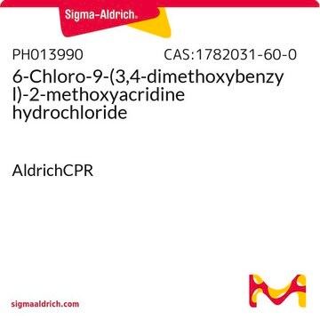 6-Chloro-9-(3,4-dimethoxybenzyl)-2-methoxyacridine hydrochloride AldrichCPR