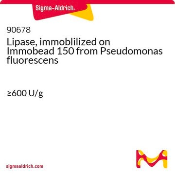 Lipase, immoblilized on Immobead 150 from Pseudomonas fluorescens &#8805;600&#160;U/g