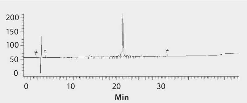 HPLC Analysis of Amyloid &#946;-Protein Fragment 10-35 on Discovery&#174; BIO Wide Pore C18 application for HPLC