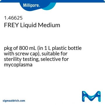 FREY Liquid Medium pkg of 800&#160;mL (in 1 L plastic bottle with screw cap), suitable for sterility testing, selective for mycoplasma