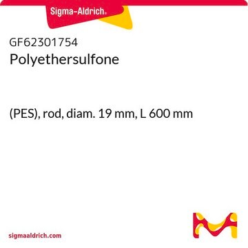 Polyethersulfone (PES), rod, diam. 19&#160;mm, L 600&#160;mm