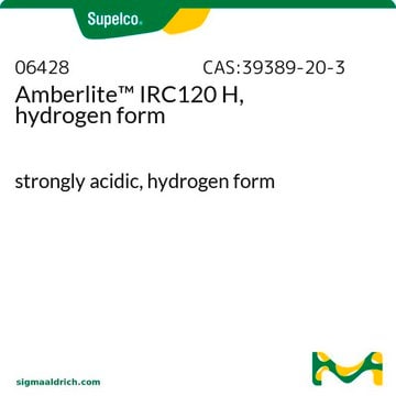 Amberlite&#8482; IRC120 H，氢型 strongly acidic, hydrogen form