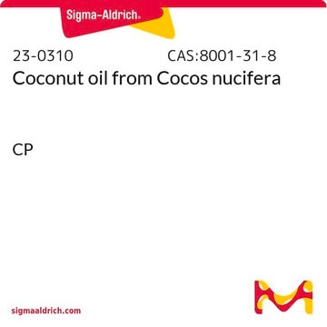 Coconut oil from Cocos nucifera CP