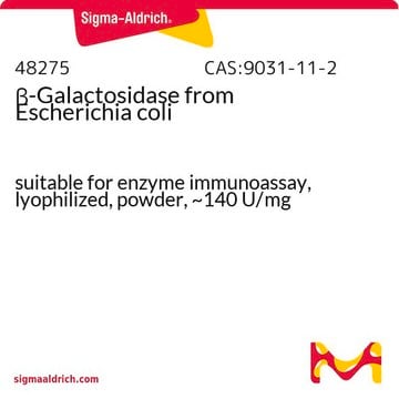 &#946;-Galactosidasa from Escherichia coli suitable for enzyme immunoassay, lyophilized, powder, ~140&#160;U/mg