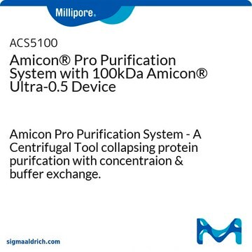 Amicon&#174; Pro Purification System with 100kDa Amicon&#174; Ultra-0.5 Device Amicon Pro Purification System - A Centrifugal Tool collapsing protein purifcation with concentraion &amp; buffer exchange.